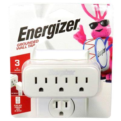 Energizer 05742 - 3-Outlet Grounded Plug-In Outlet...