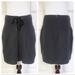 Anthropologie Skirts | Anthropologie Leifsdottir Lace Up Mini Skirt | Color: Gray | Size: 4