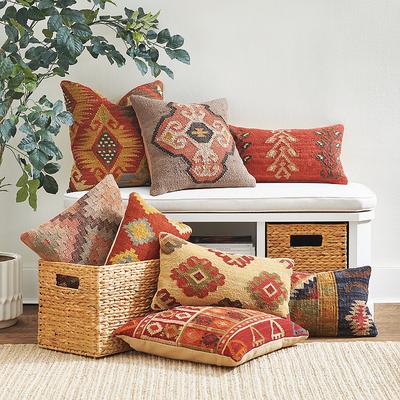 Kilim Indoor Throw Pillows - Kimura, Kimura / 18