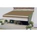 SunSetter Motorpro Woven Acrylic Retractable Soffit Patio Awning Wood in Brown | 8 H x 120 W x 108 D in | Wayfair 510443S