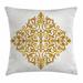 Ambesonne Victorian Royal Square Pillow Cover Polyester | 20 H x 20 W x 2 D in | Wayfair min_33831_20x20