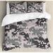 East Urban Home Camouflage 3 Piece Duvet Cover Set Microfiber in Gray | King | Wayfair nev_34627_king