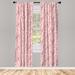 East Urban Home Watercolor Floral Semi-Sheer Rod Pocket Curtain Panels Polyester | 84 H in | Wayfair C46C05C982054490A65079685599907E