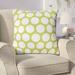 Isabelle & Max™ Aalin Square Throw Pillow Polyester/Polyfill in Green | 20 H x 20 W x 8 D in | Wayfair VVRO2409 28008108