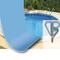 Rivestimento per piscina tonda da 450 cm con H150 cm Blu 0,8 mm