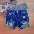 American Eagle Outfitters Shorts | American Eagle Aeo Midi Jean Shorts Zip Sz 2 | Color: Blue | Size: 2