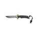 Gerber Ultimate Fixed Blade Knife Serrated Rubber Handle 30-001829 Black 30-001829