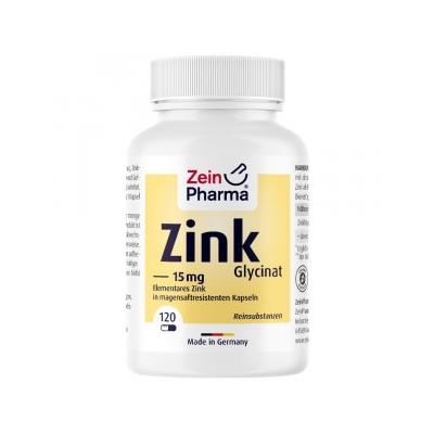 Zein Pharma ZINK CHELAT 15 mg in magensaftresist.veg.Kaps. Mineralstoffe