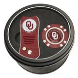 Oklahoma Sooners Switch Chip Golf Tin Set