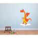 Zoomie Kids Friendly Dragon Cartoon Wall Decal Vinyl in Orange/Yellow | 10 H x 8 W in | Wayfair 49050279B9104B6899BCC3E57C577A7F