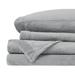 Charlton Home® Thursten Micro Plush Microfiber Sheet Set Polyester in Gray | Full/Double | Wayfair CHLH5831 32757390