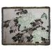 World Menagerie Heavy Peonies & Butterfly Cotton Throw Cotton in Gray | 37 W in | Wayfair 5DF96CE923174ED4B58662AD489035BF