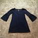 American Eagle Outfitters Dresses | American Eagle Navy Crochet Long Sleeve Dress | Color: Blue | Size: M