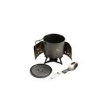 TOAKS Ultralight Titanium Cook System w/ Solid Alcohol Stove Grey CS-01