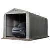 Wikinger Zeltgarage 4x8 m Lagerzelt Carport Torgröße 3,5x3,5 m für Boote, Wohnmobile, Traktoren