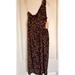 Michael Kors Dresses | Animal Print Single Strap Cocktail Dress. | Color: Black/Brown | Size: 0