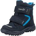 Superfit Baby Boys’ Husky1 Snow Boot, Blue/Blue 8000, 8.5 UK