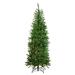 Northlight Seasonal 7.5' Pre-Lit Pencil White River Fir Artificial Christmas Tree - Clear Lights in Green/White | 90 H x 30 W x 30 D in | Wayfair
