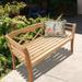 Canora Grey Nickos Garden Outdoor Bench in Brown | 31 H x 62 W x 21 D in | Wayfair 0765D28AED00422EB664DE8FDE05E098