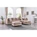 Brown Sectional - Glory Furniture Athens Atlantis Reversible Sectional Faux Leather/Leather | 34 H x 111 W x 78 D in | Wayfair G634B-SC