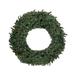 Northlight Seasonal 6' Pre-Lit Commercial Canadian Pine Artificial Christmas Wreath - Multi Lights Traditional Faux, in Green | Wayfair 32913271