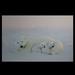 Northlight Seasonal Fiber Optic Lighted Mama Polar Bear & Cubs Canvas Wall Art 23.5" x 15.5" Canvas in Gray | 15.75 H x 23.5 W x 0.5 D in | Wayfair