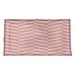 Brayden Studio® Fractured Stripes Pillow Sham Polyester in Pink/Green/Brown | 22 H x 38 W in | Wayfair 5EAF096E534745C58875B5B36489EF94