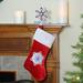 Northlight Seasonal 19.25" & White Pepsi Snowflake Embroide Christmas Stocking Polyester in Red | 19.25 H x 9.5 W in | Wayfair 32271939