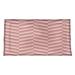 Brayden Studio® Fractured Stripes Pillow Sham Polyester in Pink/Green/Brown | 22 H x 38 W in | Wayfair 879774BD90904871AE65CE6A683500AD