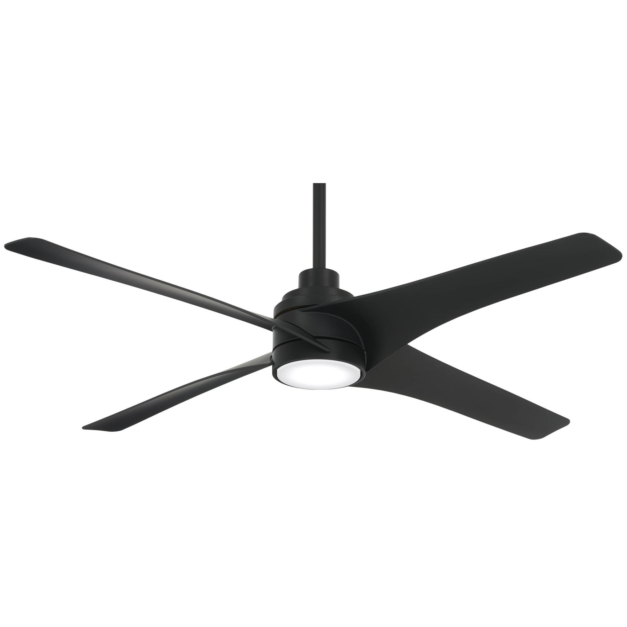 Minka Aire Swept 56 Inch Ceiling Fan with Light Kit - F543L-CL