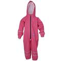 DRY KIDS PU Coated All in One Rainsuit for Boys and Girls - Raspberry Pink 2y