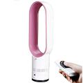 YWHCLH Bladeless Fan,Negative Ions Security Air Cooler Leafless Fan, Portable Super Quiet Air Multiplier Tower Fan,Remote Control Tower Fan for Home, Office, Bedroom Fan, Baby-Room (Pink)