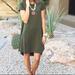 Lularoe Dresses | 5/$25 Army Green Lularoe Carly - Sz Xxs | Color: Green | Size: Xxs