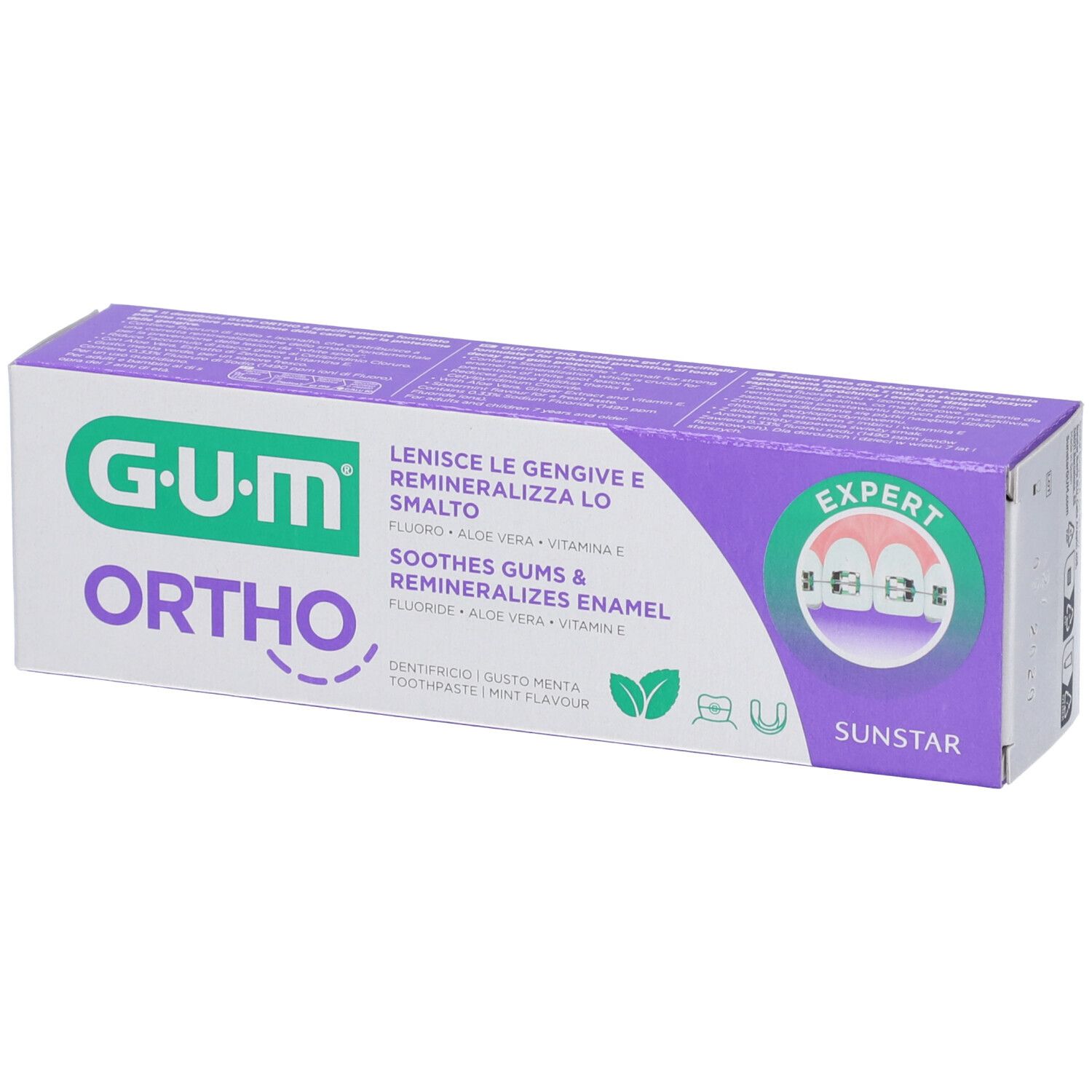 Gum® Ortho Dentifricio 75 ml Gel dentale