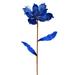 Vickerman 636954 - 30" Blue Glitter Magnolia Christmas Decoration (2 Pack) (RX193402)