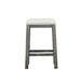 Union Rustic Kathrene Bar & Counter Stool Wood/Upholstered in Brown/Gray/White | 24 H x 20 W x 14 D in | Wayfair AECBB82530364D348811103513C98856