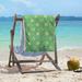 Brayden Studio® Classic Moon Phases Beach Towel Polyester/Cotton Blend in Green | Wayfair F97219DE3FC144FE8F77BFDFC549340C