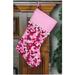 Northlight Seasonal 15.75" Pink & Brown Camouflage Christmas Stocking w/ Cuff Polyester in Brown/Pink | 19 H x 12 W in | Wayfair 32585059