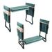 Pure Garden 2-in-1 Foldable Kneeling Pad & Stool w/ Tool Pouches, Steel | 19 H x 10.5 D in | Wayfair 50-LG5096