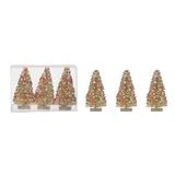 The Holiday Aisle® Bottle Brush Tree Wood in Brown | 6 H x 4 W x 2 D in | Wayfair 09A2B0040E644F5E9ABA9B7DF4DD3A15