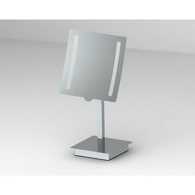 Primaster LED Stand-Kosmetikspiegel eckig Badspiegel Spiegel Kosmetikspiegel