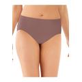 Plus Size Women's One Smooth U All-Around Smoothing Hi-Cut Panty by Bali in Mocha Velvet (Size 7)