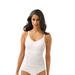 Plus Size Women's Lace 'N Smooth Cami by Bali in White (Size 2X)