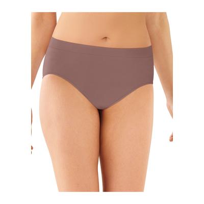 Plus Size Women's One Smooth U All-Around Smoothing Hi-Cut Panty by Bali in Mocha Velvet (Size 9)