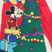 Disney Accessories | % Silk Vintage Disney Mickey Holiday Tie | Color: Blue/Red | Size: Os