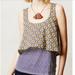 Anthropologie Tops | Anthropologie Meadow Rue Throughway Zip Tank | Color: Green/Purple | Size: M