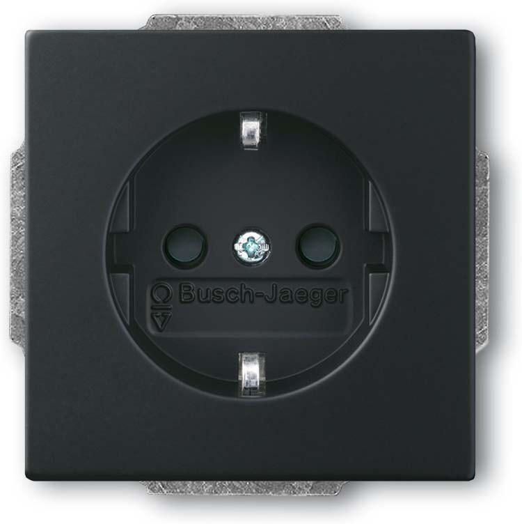 Busch-Jaeger SCHUKO Steckdosen-Einsatz 2300 EUCB-885 2CKA002013A5454 Image