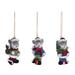 The Holiday Aisle® 3 Piece Mouse Hanging Figurine Ornament Set | 3 H x 2 W x 2 D in | Wayfair 887040A90588481D9979C90D56E547A0