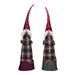 The Holiday Aisle® 2 Piece Fabric Christmas Plush Telescoping Tree Santa Set | 30 H x 4 W x 10 D in | Wayfair 2A39926C516F481B80554E89BF22DE27