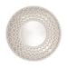 Northlight Seasonal 24.75" Cascading Orbs Round Wall Mirror Plastic in White | 24.75 H x 24.75 W x 0.75 D in | Wayfair 31812239